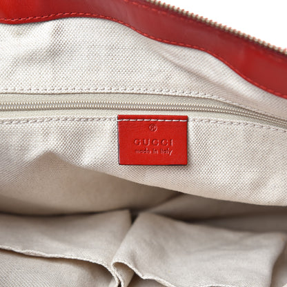 Gucci Monogram Medium Sukey Top Handle Red 8 of 10