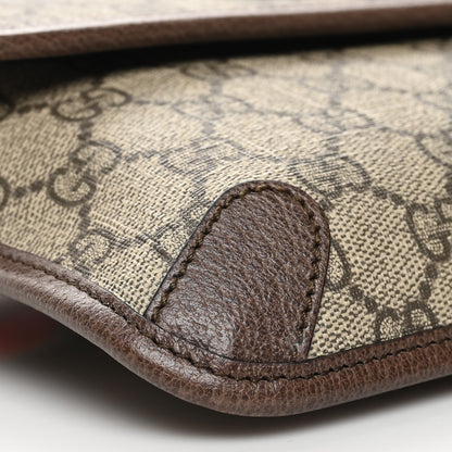 Gucci GG Supreme Monogram Neo Vintage Web Belt Bag Brown 9 of 10