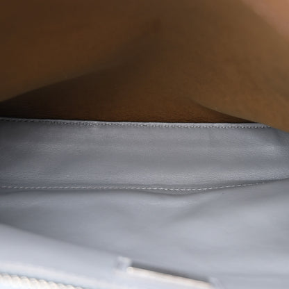 Fendi Vitello Seta Shiny Nappa Medium Peekaboo Iconic Satchel Cuoio Ardesia 5 of 12