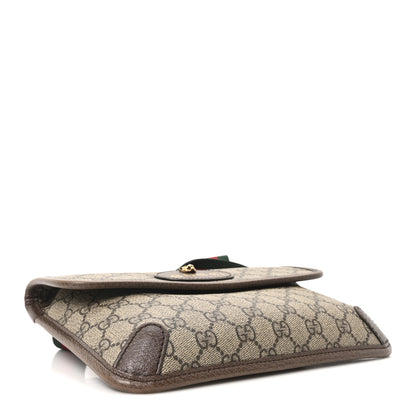 Gucci GG Supreme Monogram Neo Vintage Web Belt Bag Brown 4 of 10