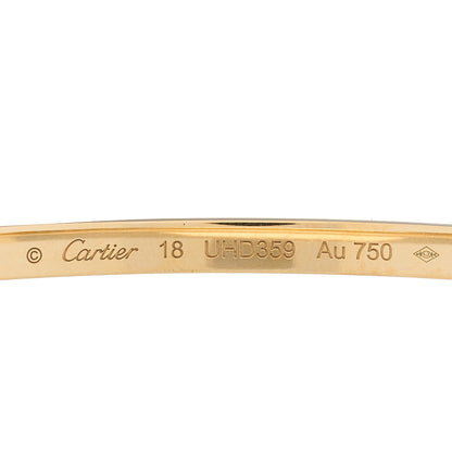 Cartier 18K Yellow Gold Small LOVE Bracelet 18 3 of 5