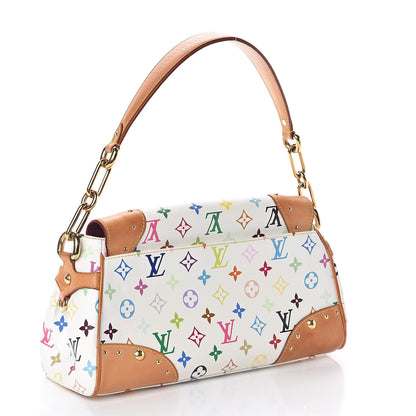 Louis Vuitton Monogram Multicolor Beverly MM White 3 of 8