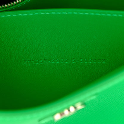 Balenciaga Grained Calfskin XS Downtown Shoulder Bag Vivid Green 8 of 10