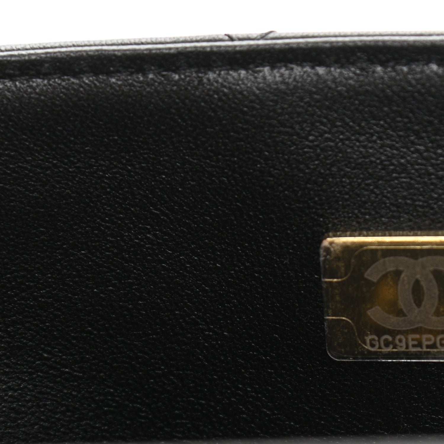 Chanel Lambskin Quilted Mini Top Handle Rectangular Flap Black 7 of 10