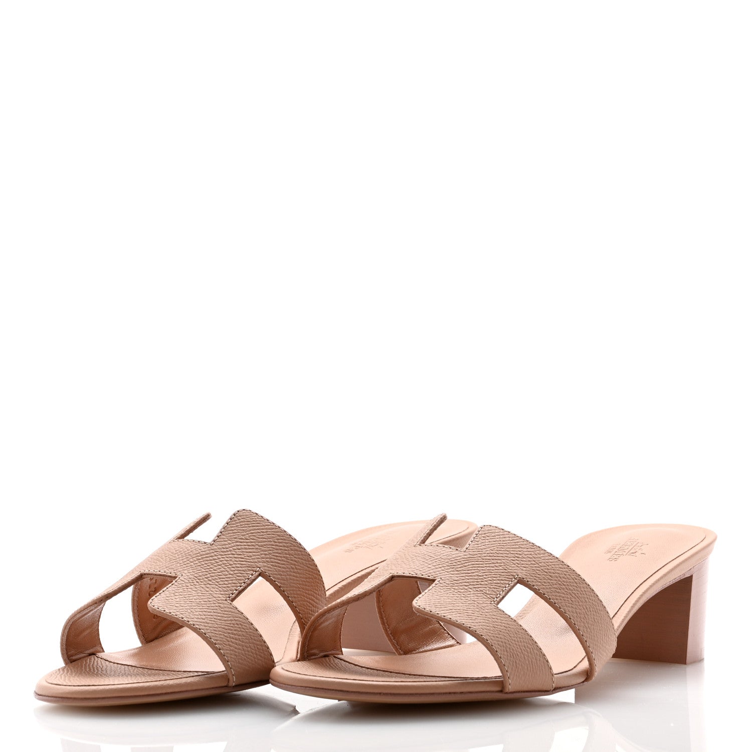 Hermes Epsom Oasis Sandals 38 Beige Perlino 38 3 of 9