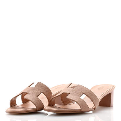 Hermes Epsom Oasis Sandals 38 Beige Perlino 38 3 of 9