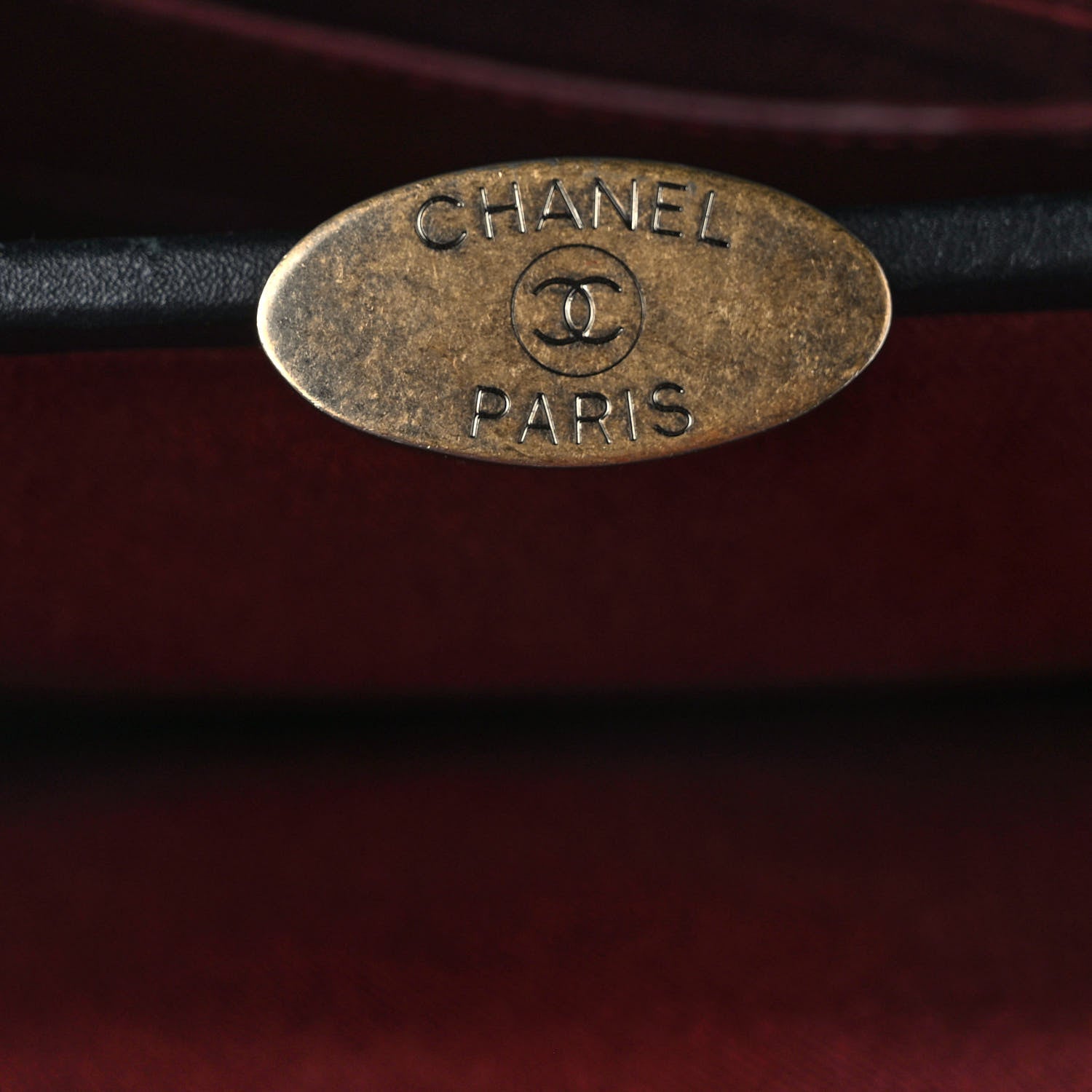 Chanel Aged Calfskin Large Just Mademoiselle Bowling Bag Black 7 of 9