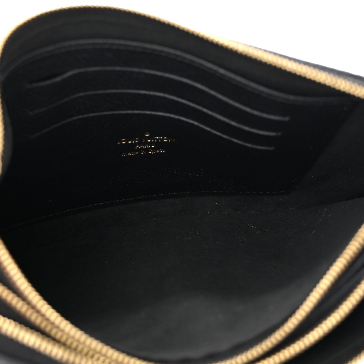 Louis Vuitton Empreinte Double Zip Pochette Black 1880814