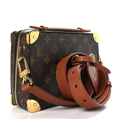Louis Vuitton X NBA Grained Calfskin Monogram Handle Trunk Brown 2 of 8