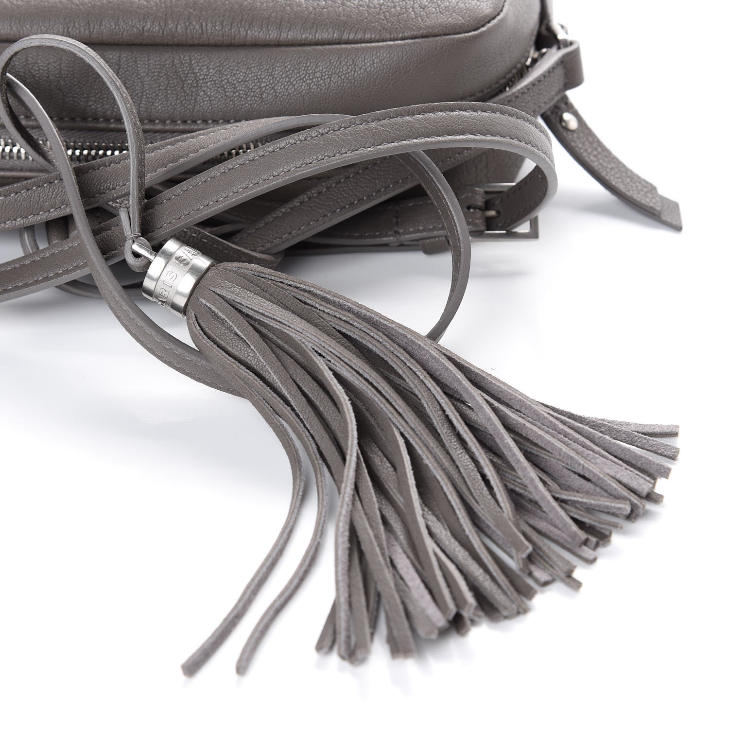 Saint Laurent Lambskin Monogram Small Lou Camera Bag Asphalt 12 of 12