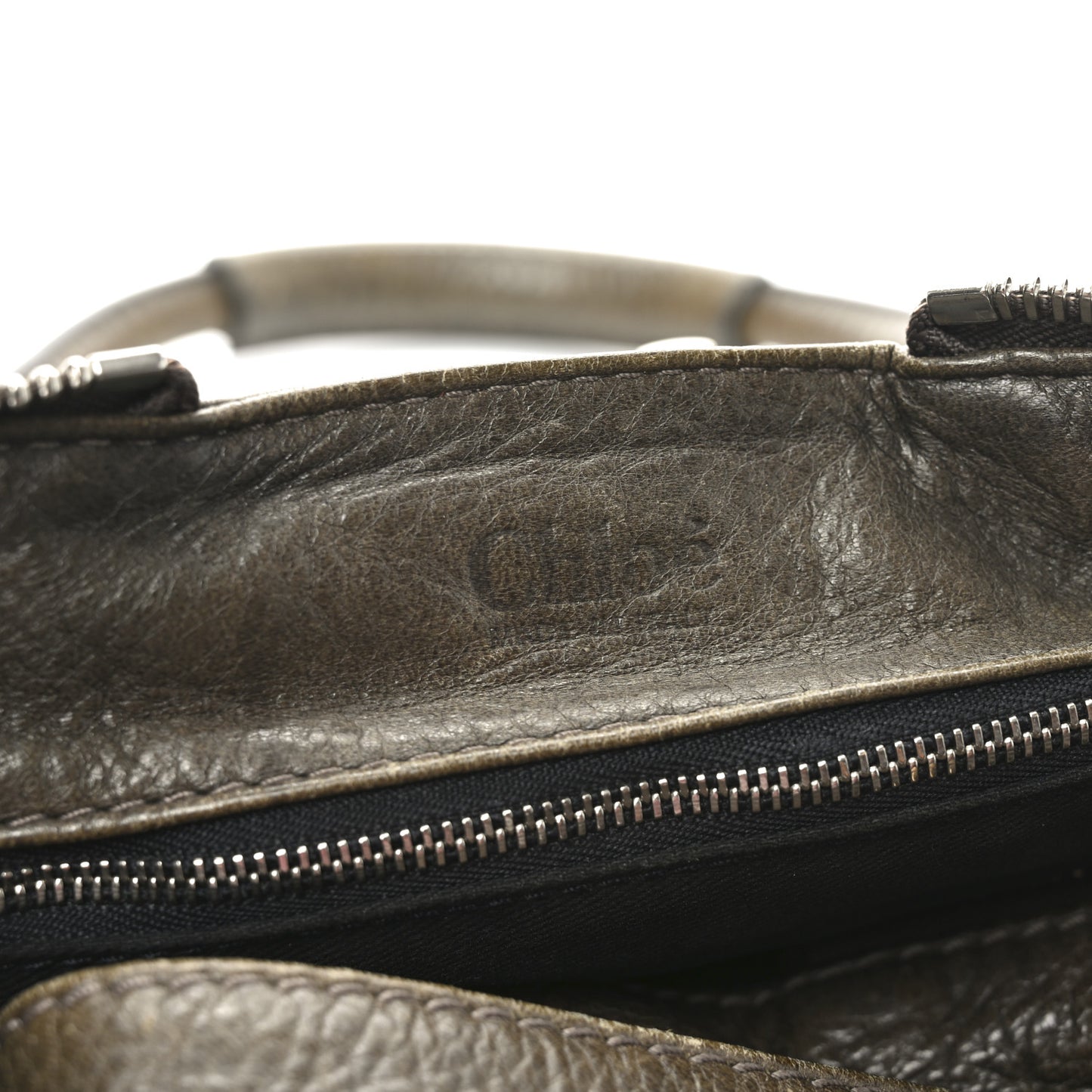 Calfskin Medium Paddington Satchel Chocolate