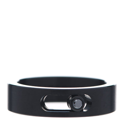 Messika Titanium Black Diamond Move Ring 58 8.25 3 of 7