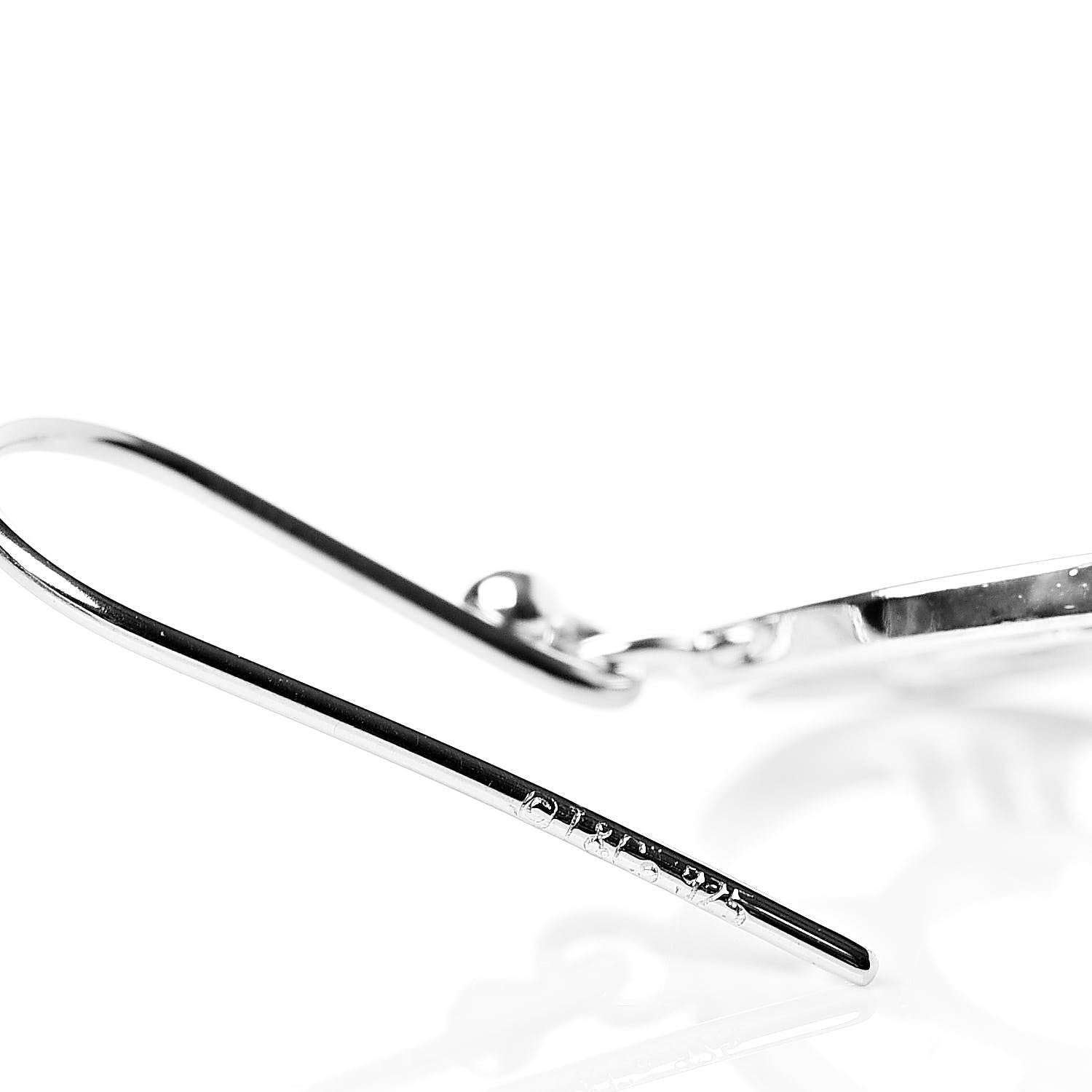 Tiffany Sterling Silver Atlas Drop Earrings 4 of 4
