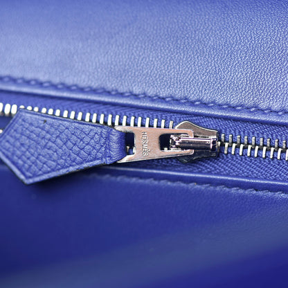 Hermes Epsom Constance 24 Bleu Electrique 9 of 24