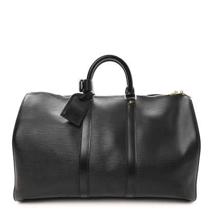 Louis Vuitton Epi Keepall 45 Black 1 of 9