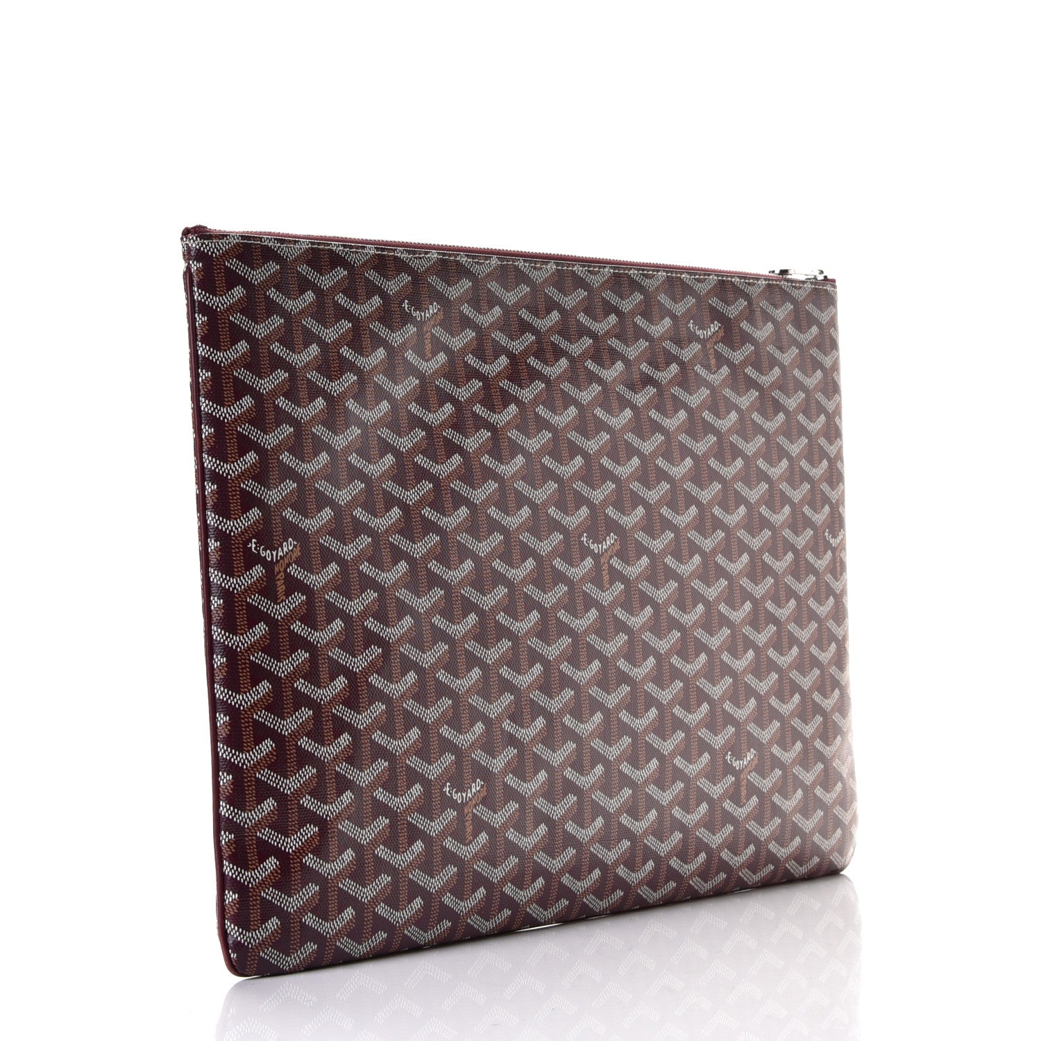 Goyard Goyardine Senat Pochette GM Burgundy 2 of 5
