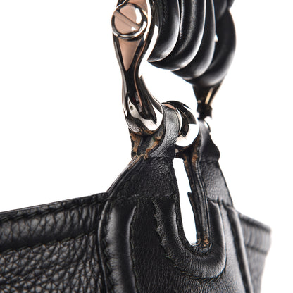 Gucci Calfskin Large Techno Horsebit Hobo Black 22 of 25