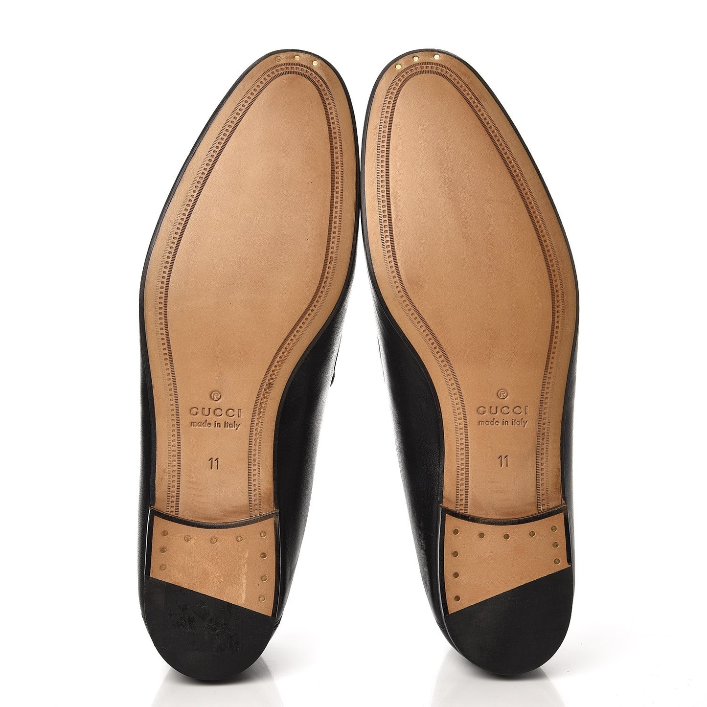 Lambskin Wolf Embroidered Mens Brixton Horsebit Loafers 11 Black