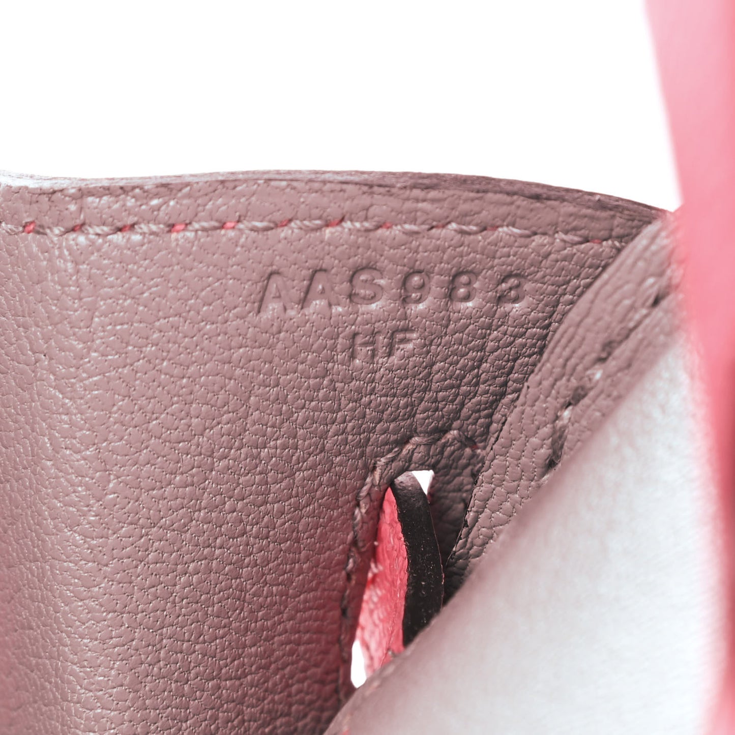 Epsom Horseshoe Birkin 30 Rose Azalee Gris Mouette
