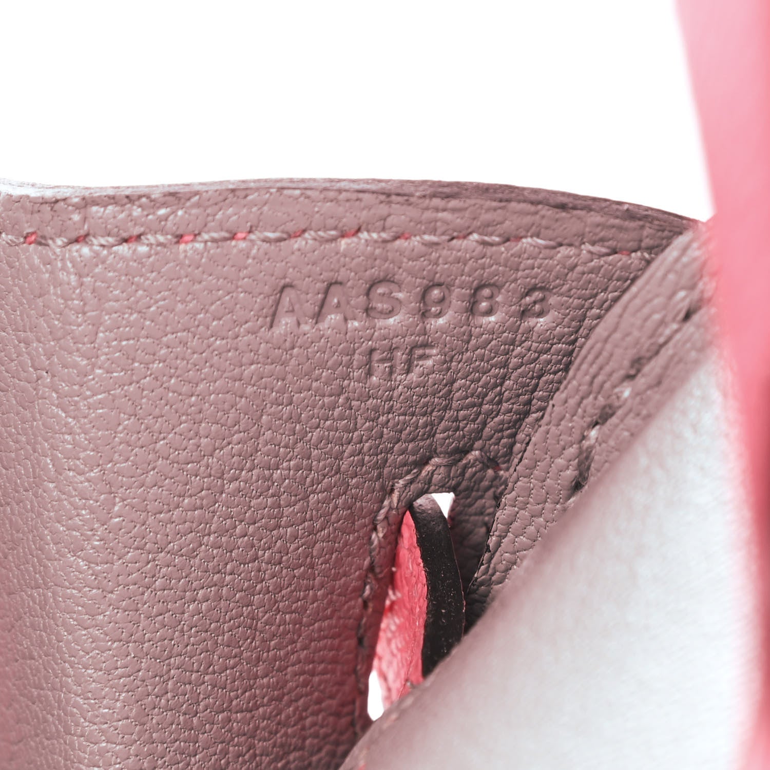 Hermes Epsom Horseshoe Birkin 30 Rose Azalee Gris Mouette 7 of 11