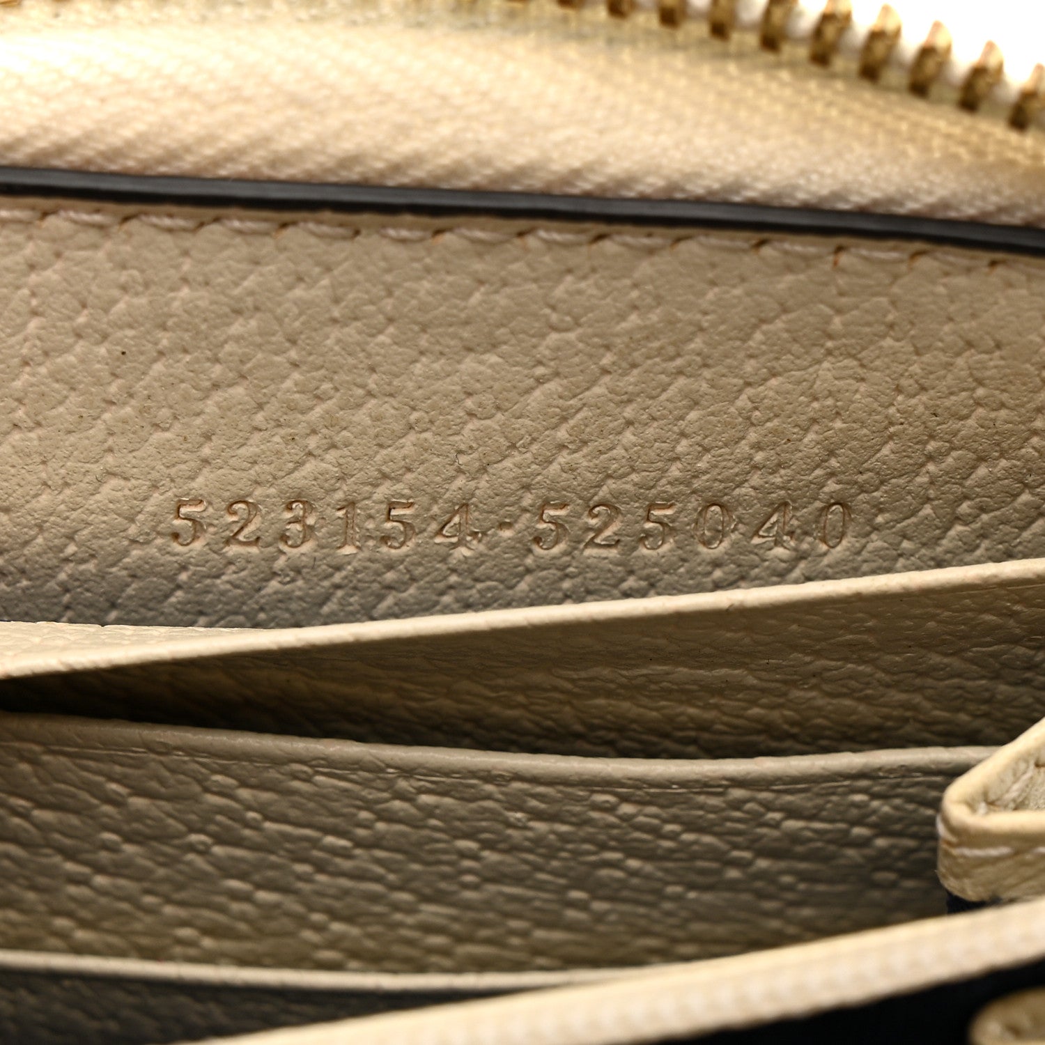 Gucci GG Supreme Monogram Textured Dollar Calfskin Web Ophidia Zip Around Wallet Beige Ebony Mystic White 7 of 13