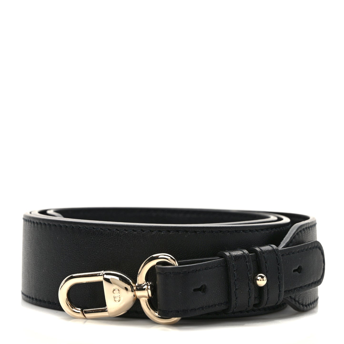 Lambskin My ABCDior Lady Dior Shoulder Strap Black
