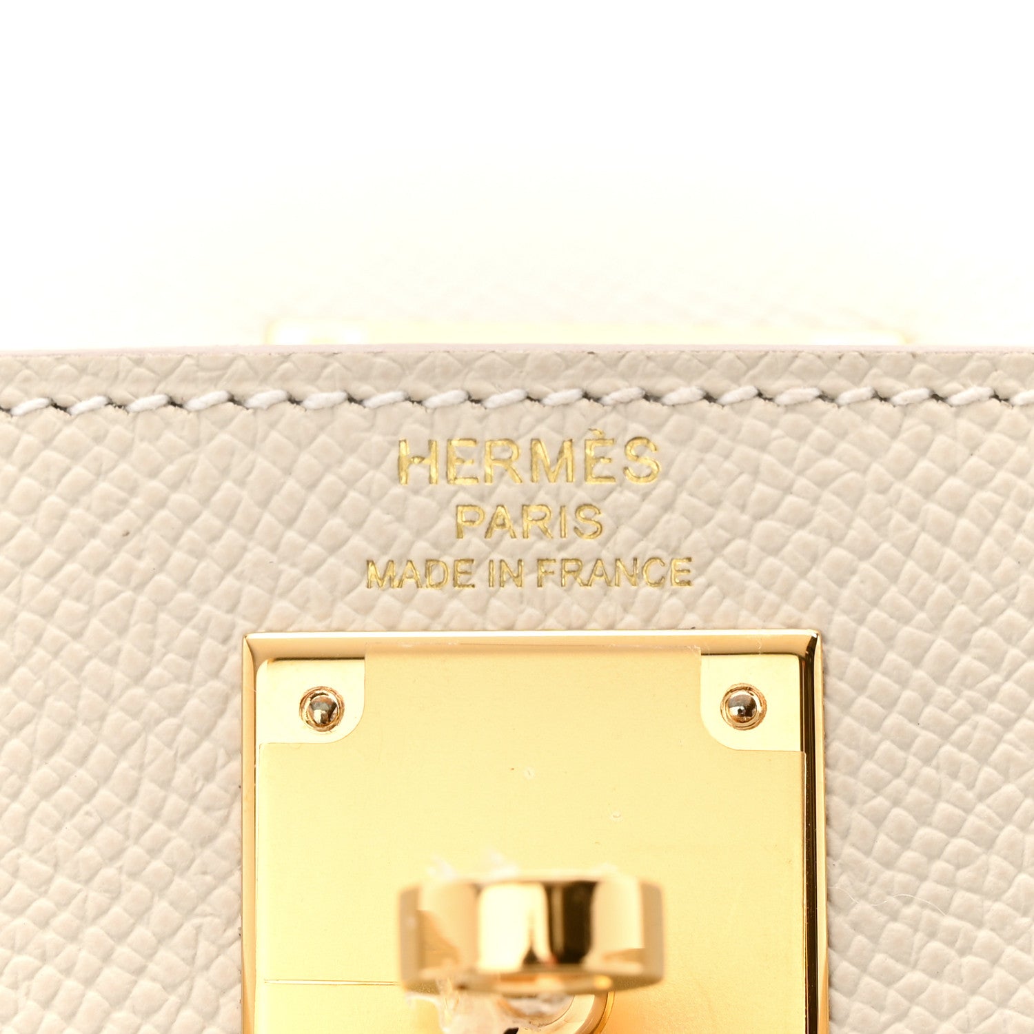 Hermes Epsom Kelly Sellier 28 Craie 6 of 11