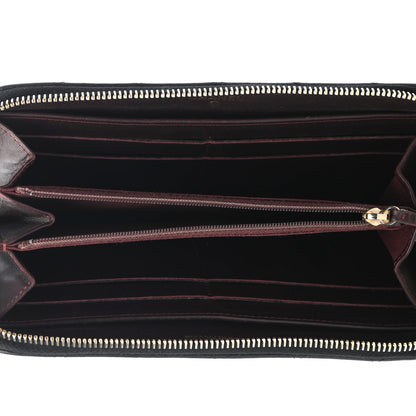 Chanel Caviar Quilted Large Gusset Zip Around Wallet Black 5 of 8