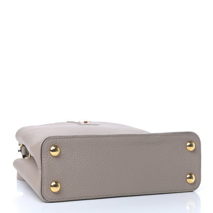 Louis Vuitton Taurillon Capucines BB Galet 4 of 8