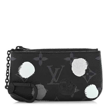 Louis Vuitton LV X YK Monogram Eclipse Key Pouch Black Silver 1 of 9