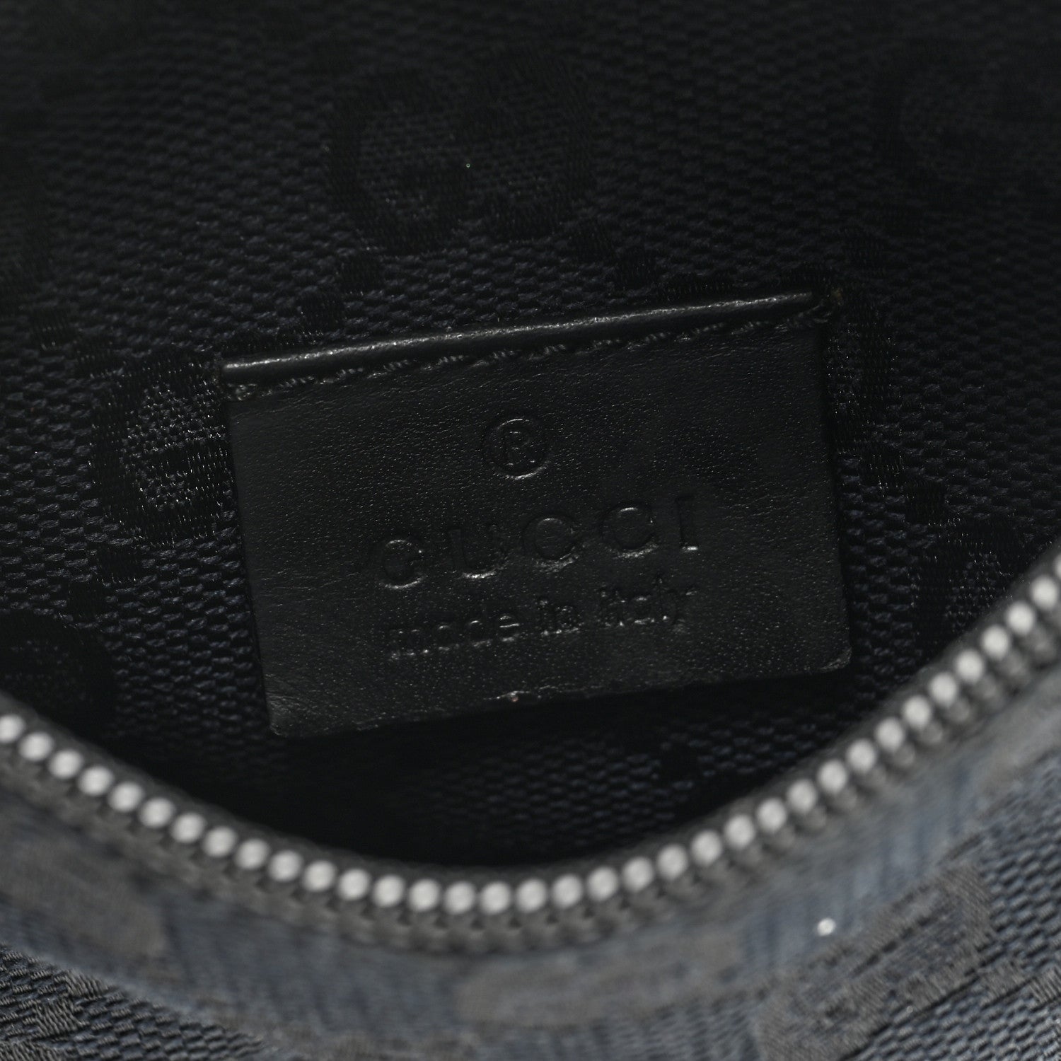 Gucci GG Monogram Double Pocket Belt Bag Black 6 of 10