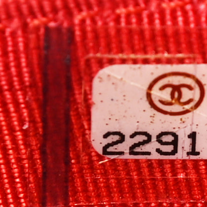 Chanel Lambskin Quilted Wallet On Chain WOC Red 8 of 13