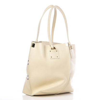 Chloe Smooth Calfskin Medium Vick Tote Off White 4 of 12