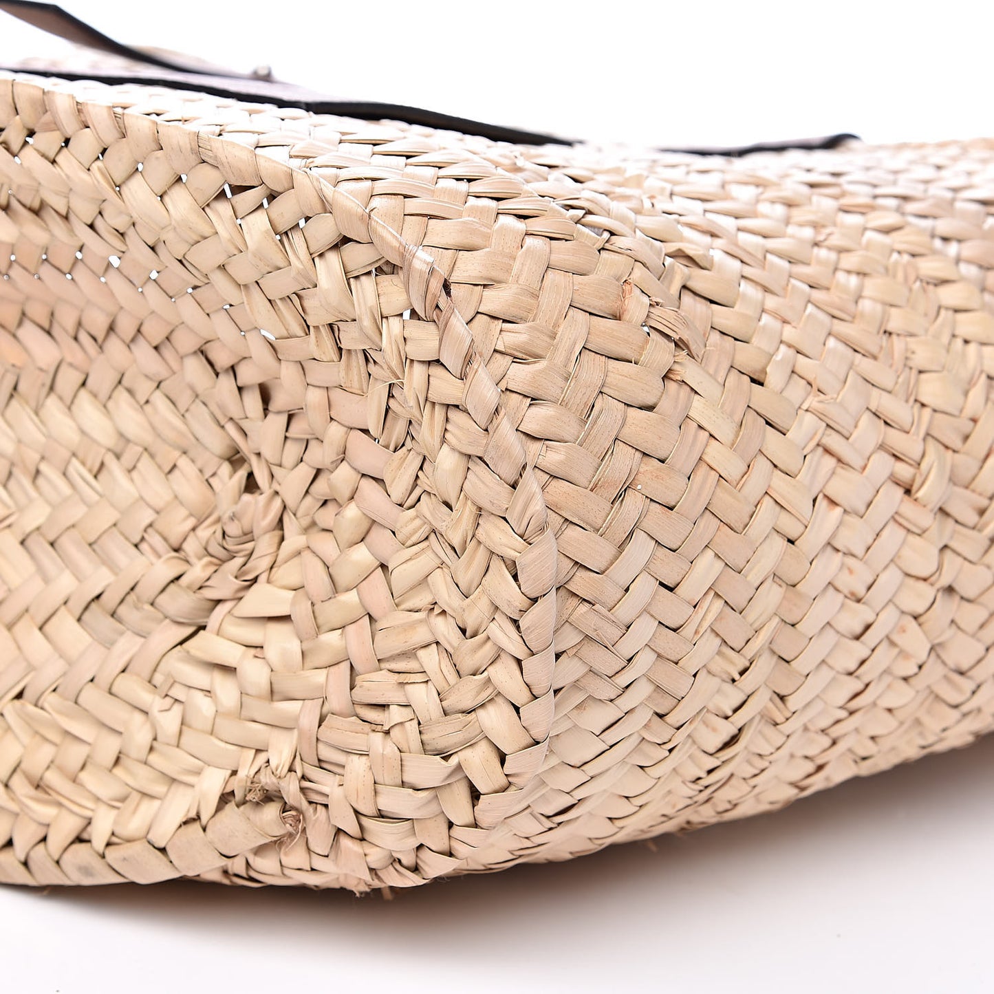 Raffia Basket Tote Natural Tan