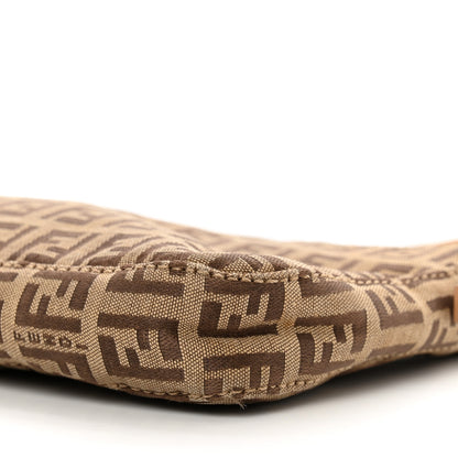 Fendi Zucchino Pochette Dark Brown 9 of 10