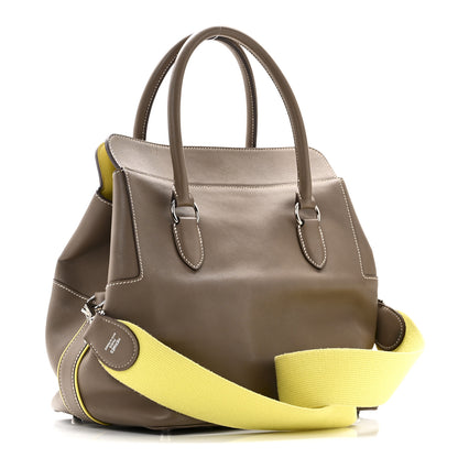 Hermes Swift Verso Toolbox 26 Etoupe Lime 3 of 11
