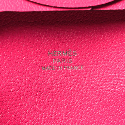 Hermes Chevre Chamkila Bastia Coin Purse Rose Pop 6 of 6