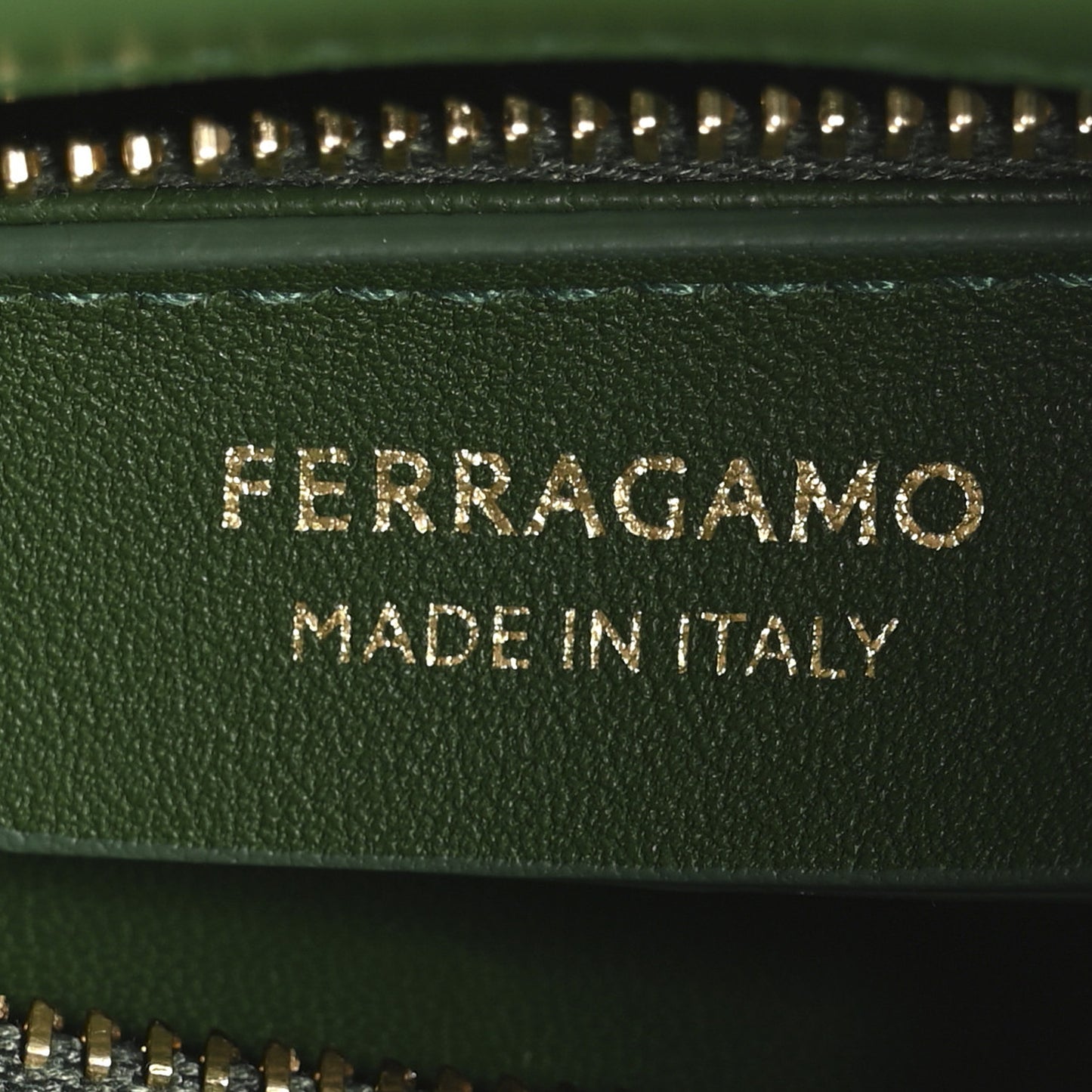 Calfskin Small Hug Messenger Bag Forest Green