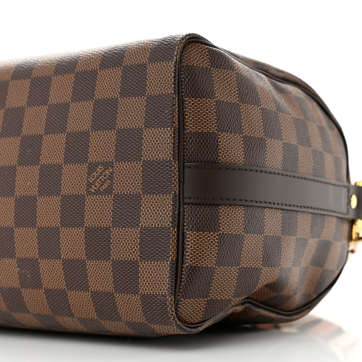 Louis Vuitton Damier Ebene Braided Speedy Bandouliere 25 Pink 9 of 9