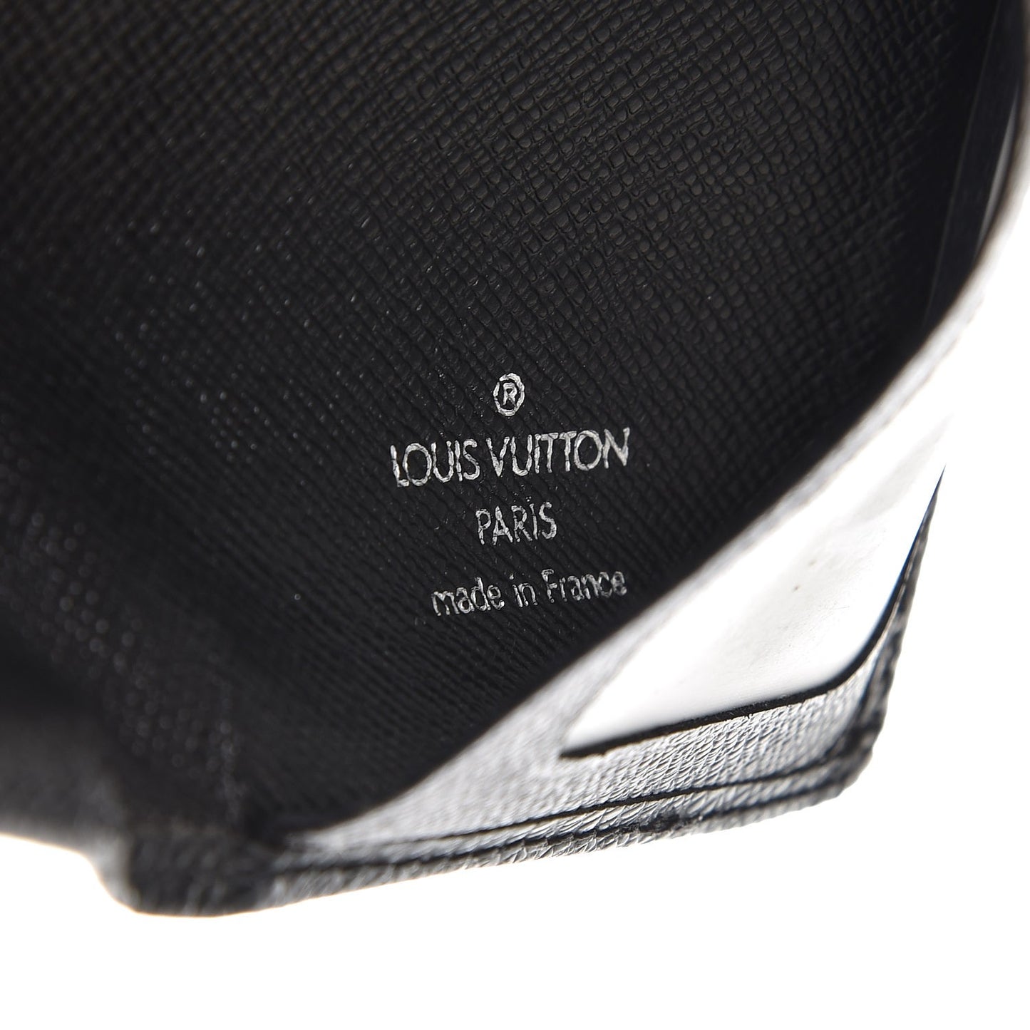 Taiga Vertical ID Card Holder Ardoise