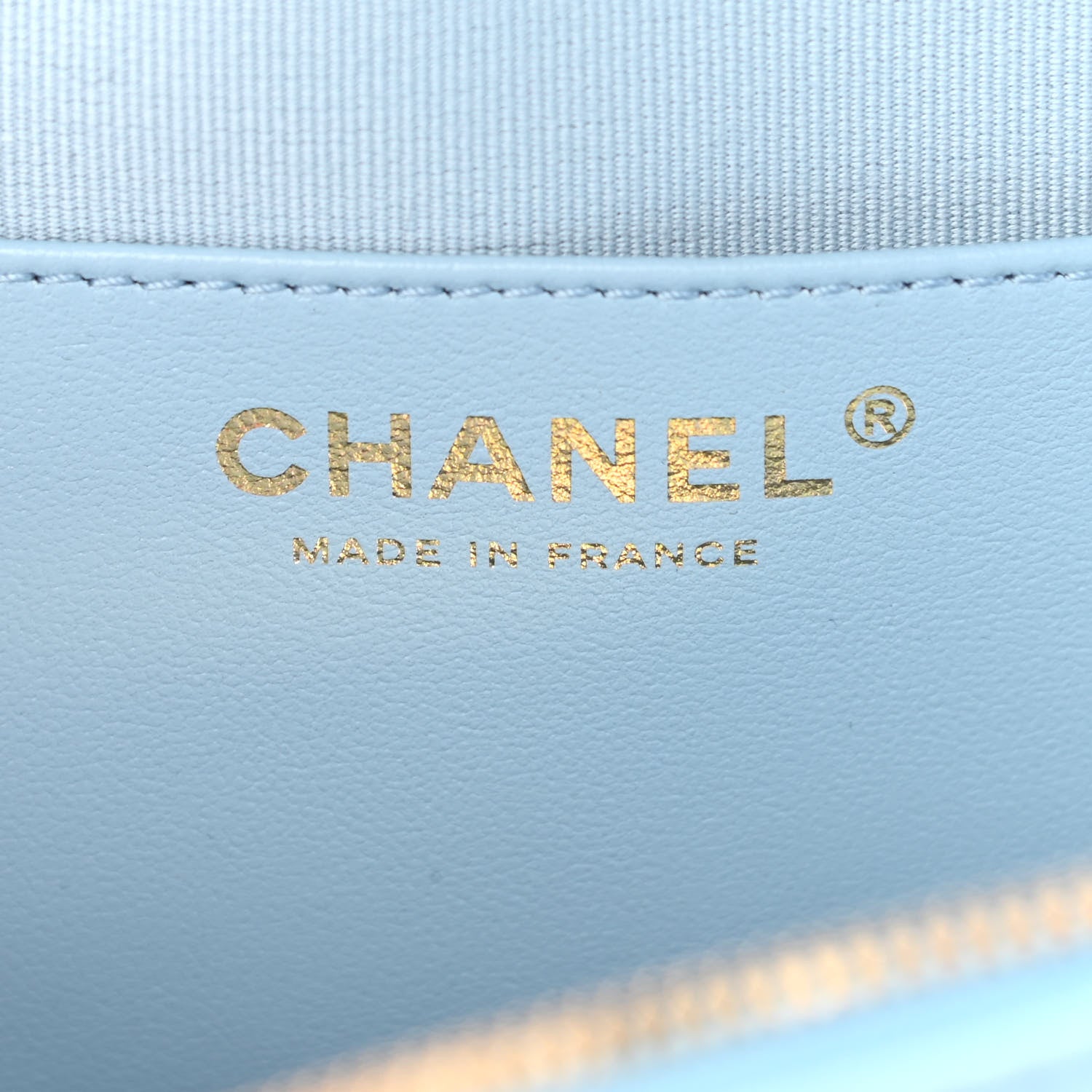 Chanel Lambskin Quilted CC In Love Heart Bag Light Blue 10 of 21