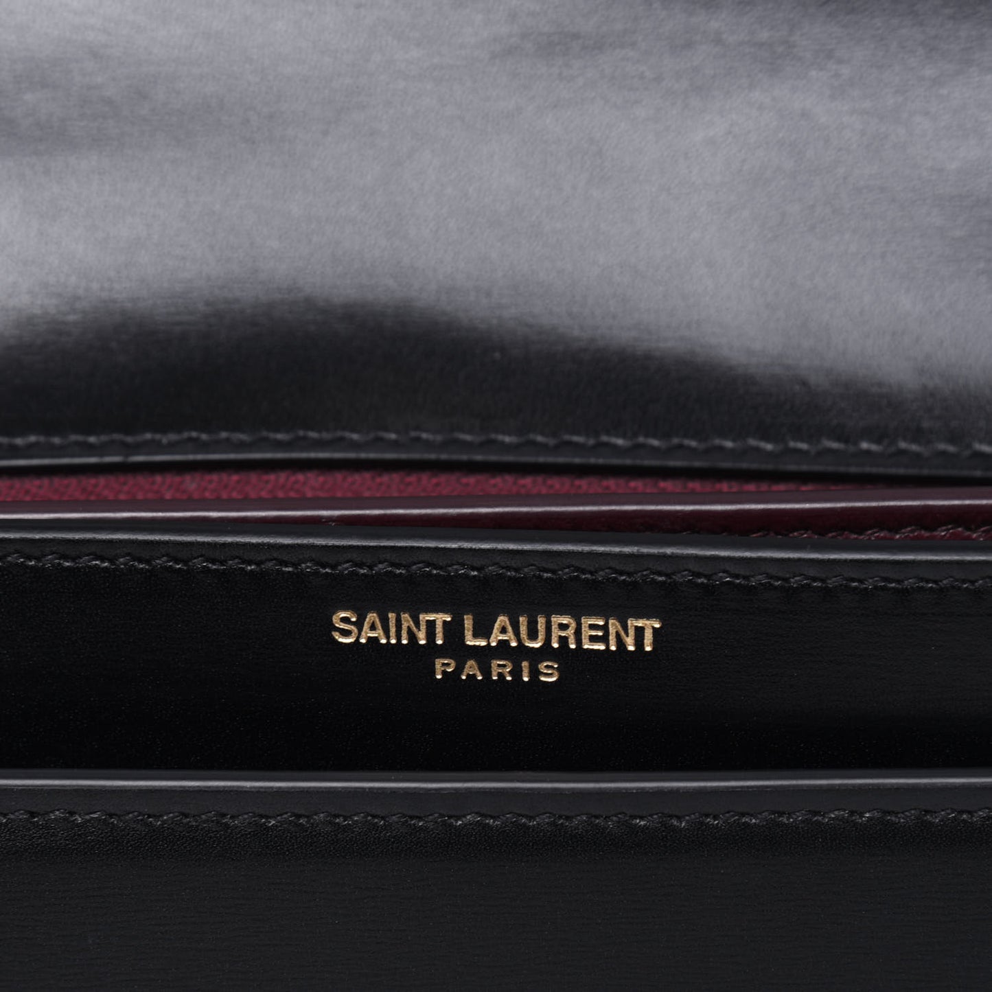 Smooth Calfskin Monogram Cassandra Clasp Bag Black