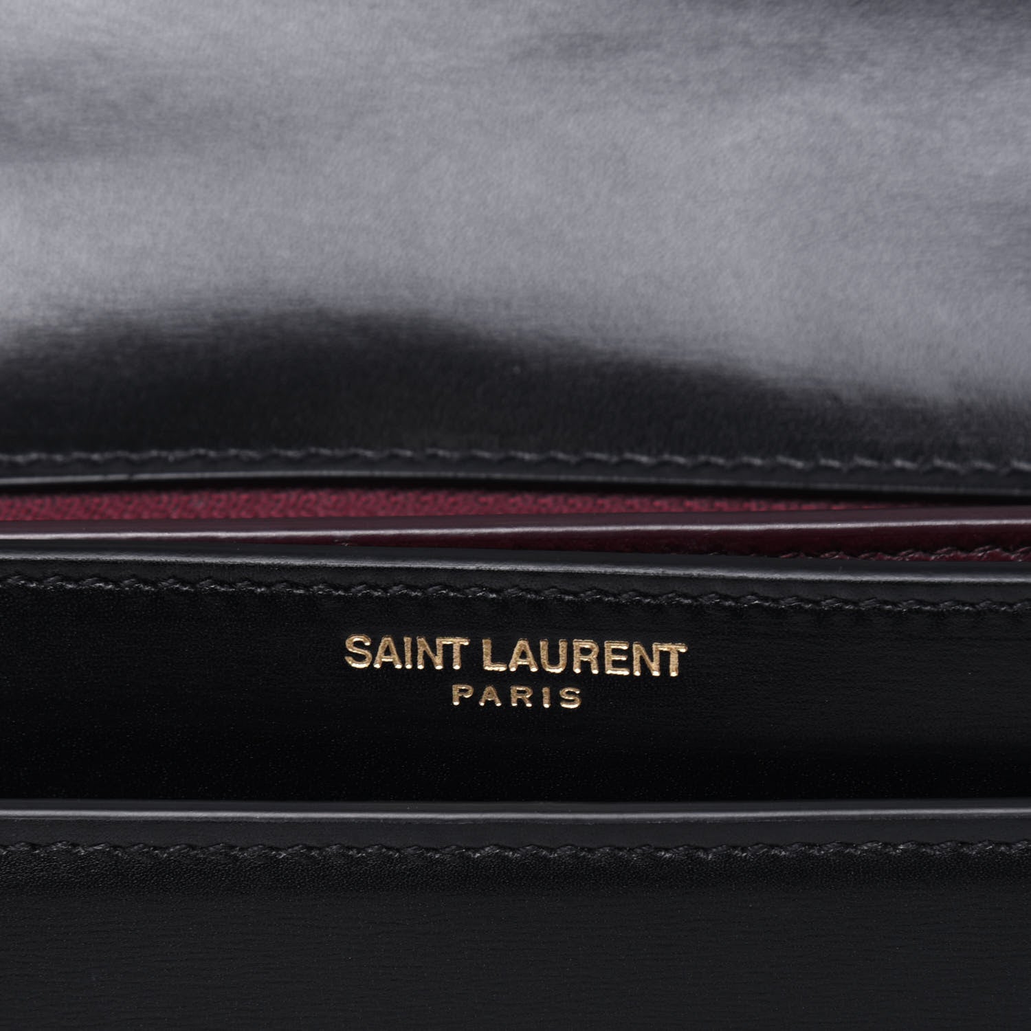 Saint Laurent Smooth Calfskin Monogram Cassandra Clasp Bag Black 6 of 15