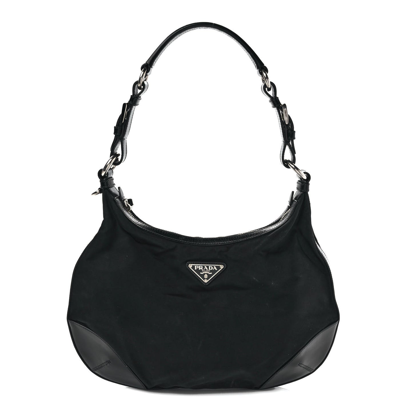 Tessuto Nylon Hobo Black