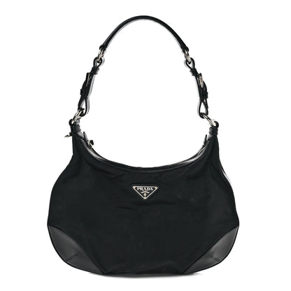 Prada Tessuto Nylon Hobo Black 1 of 12