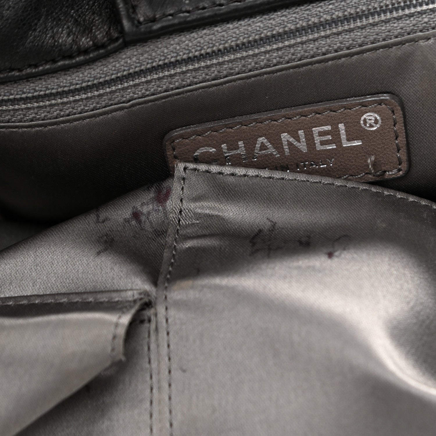 Chanel Lambskin Patent Calfskin Brooklyn Patchwork Flap Black 11 of 12