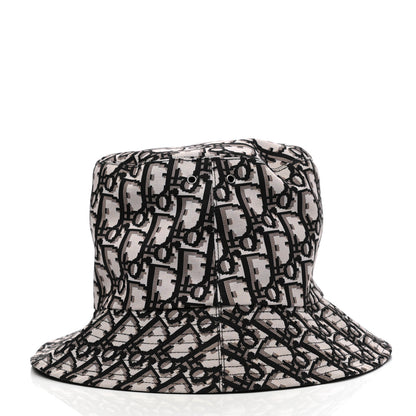 Christian Dior Oblique Reversible Teddy-D Brim Bucket Hat 58 Black 5 of 7