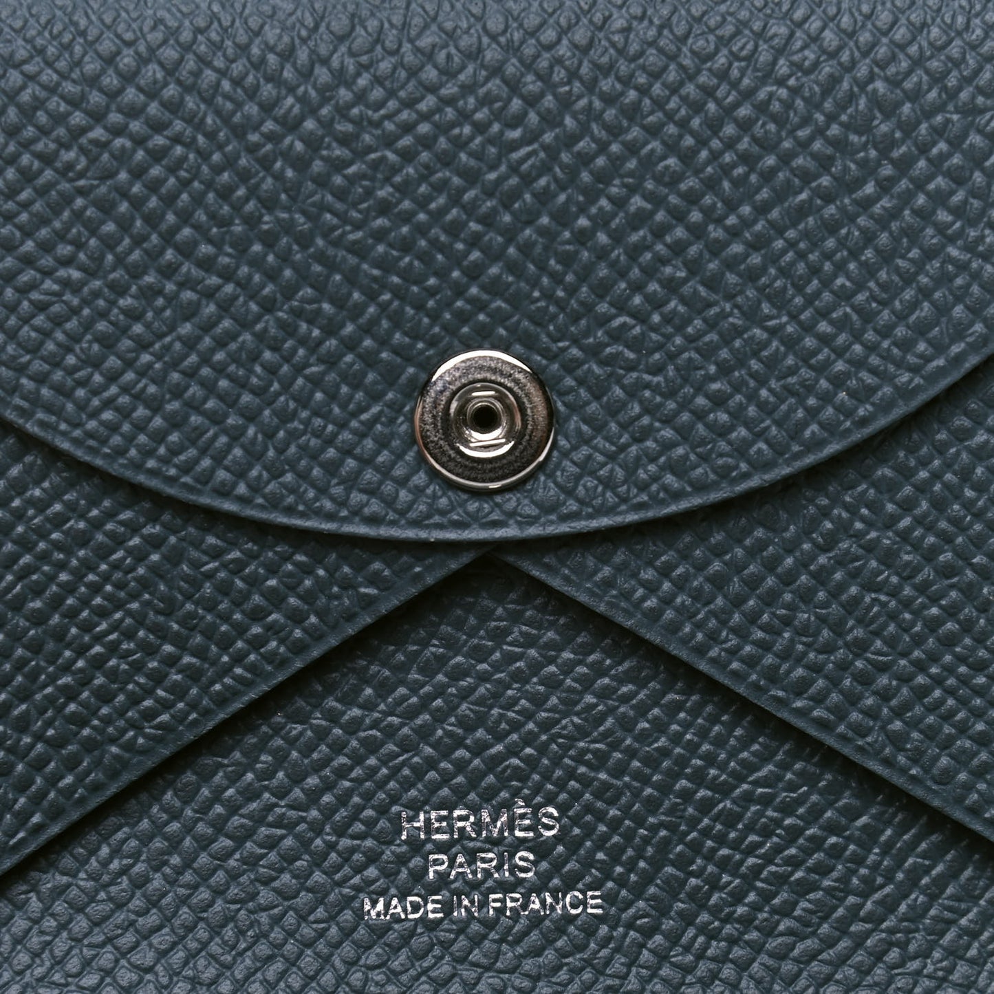 Epsom Calvi Duo Card Case Bleu Orage