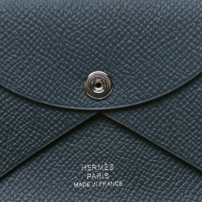 Hermes Epsom Calvi Duo Card Case Bleu Orage 5 of 5