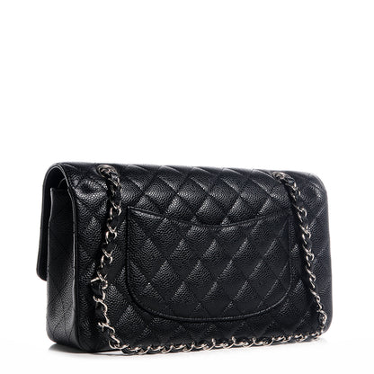 Chanel Caviar Quilted Medium Double Flap Black 3 of 9